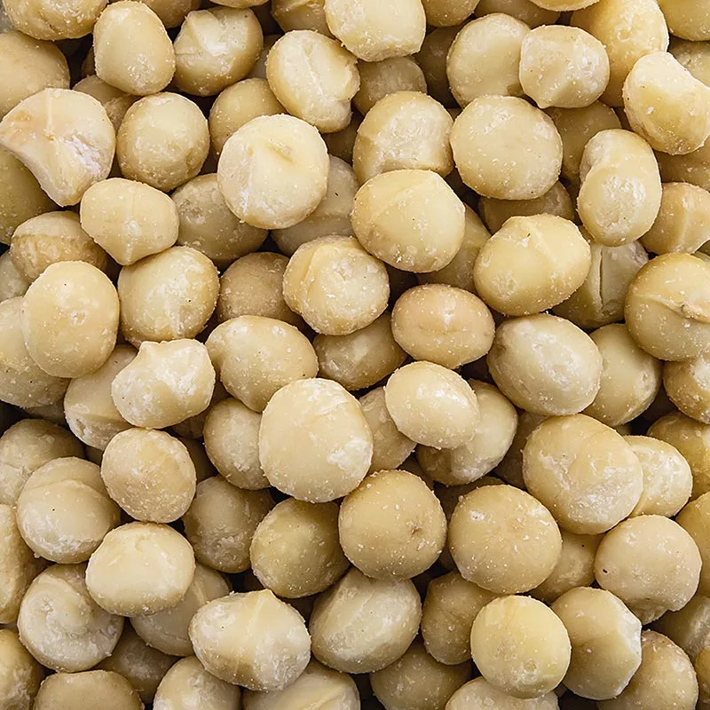 Image of  macadamia nut , where you can see each and every nuts separately
