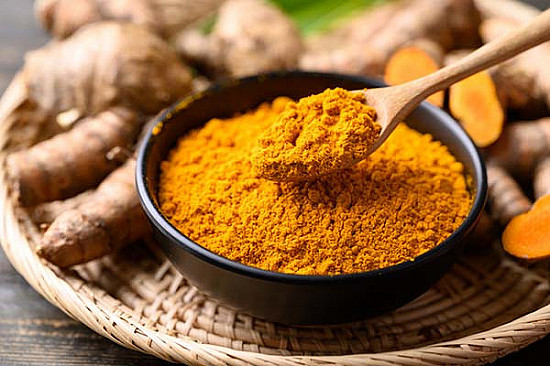 turmeric used for acne control.